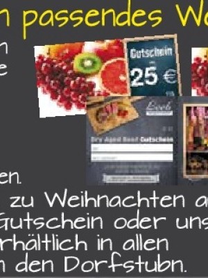 Sie suchen noch das passende Weihnachtsgeschenk?