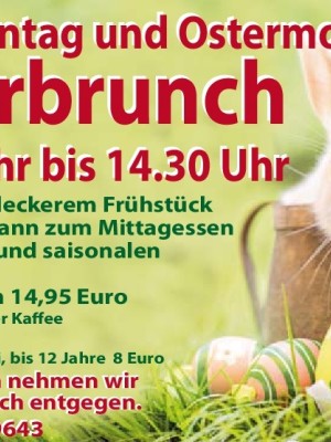 Brunch am Ostersonntag und Ostermontag in Leeb´s Dorfstubn