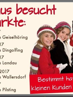 Der Nikolaus besucht unsere Märkte....