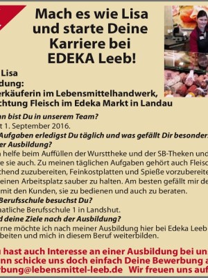 Lisa wird Fachverkäuferin im Lebensmittelhandwerk