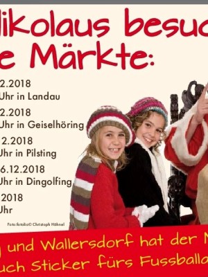 Der Nikolaus kommt in unsere Märkte