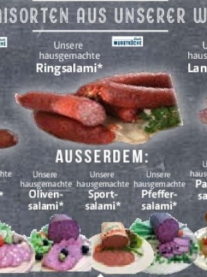 Neue Salamisorten aus unserer Wurstküche