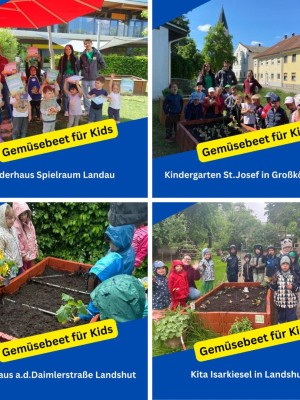 Gemüsebeete für Kids - Ein Projekt der EDEKA Stiftung