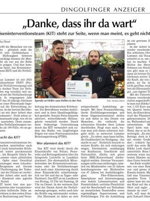 1150 EUR an Kriseninterventionsteam DGF-LAN