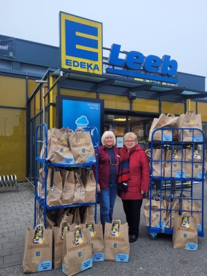 Tatkräftige Unterstützung der Tafeln Arnstorf, Landshut und Geiselhöring