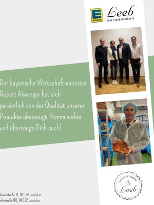 Wirtschaftsminister Aiwanger zu Besuch 